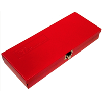 No.C1114 - Red Metal Case (322 x 155 x 47mm)